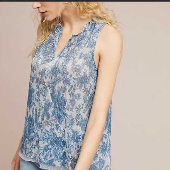 Anthropologie Tops - New Anthropologie blue top